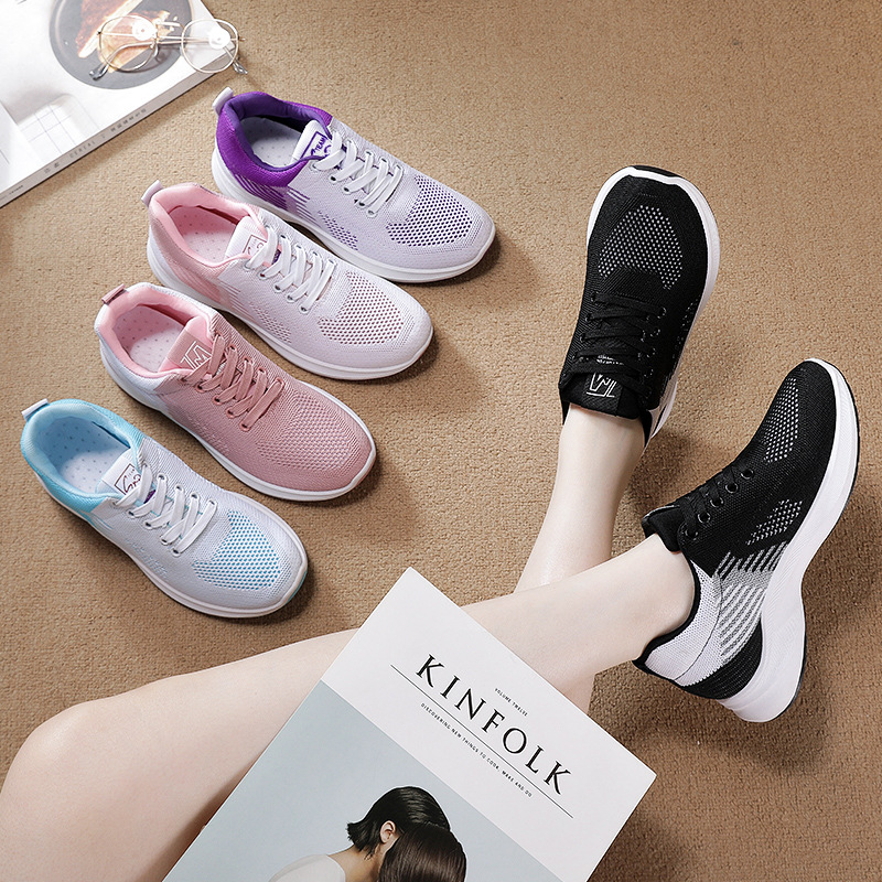 Spring new women's single shoes, soft-soled, breathable, sporty and casual shoes, fashionable sports shoes, available for wholesale from the manufacturer Specification drawing