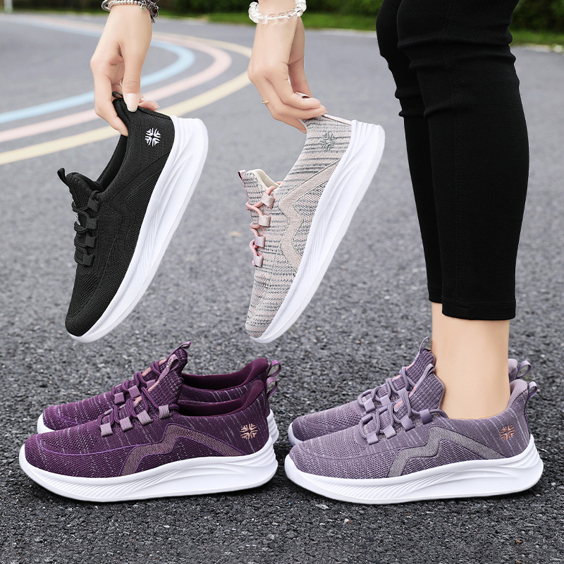 The new spring Feizhi women's shoes are casual, versatile and comfortable. They are breathable and sporty women's casual single shoes Application Scenario