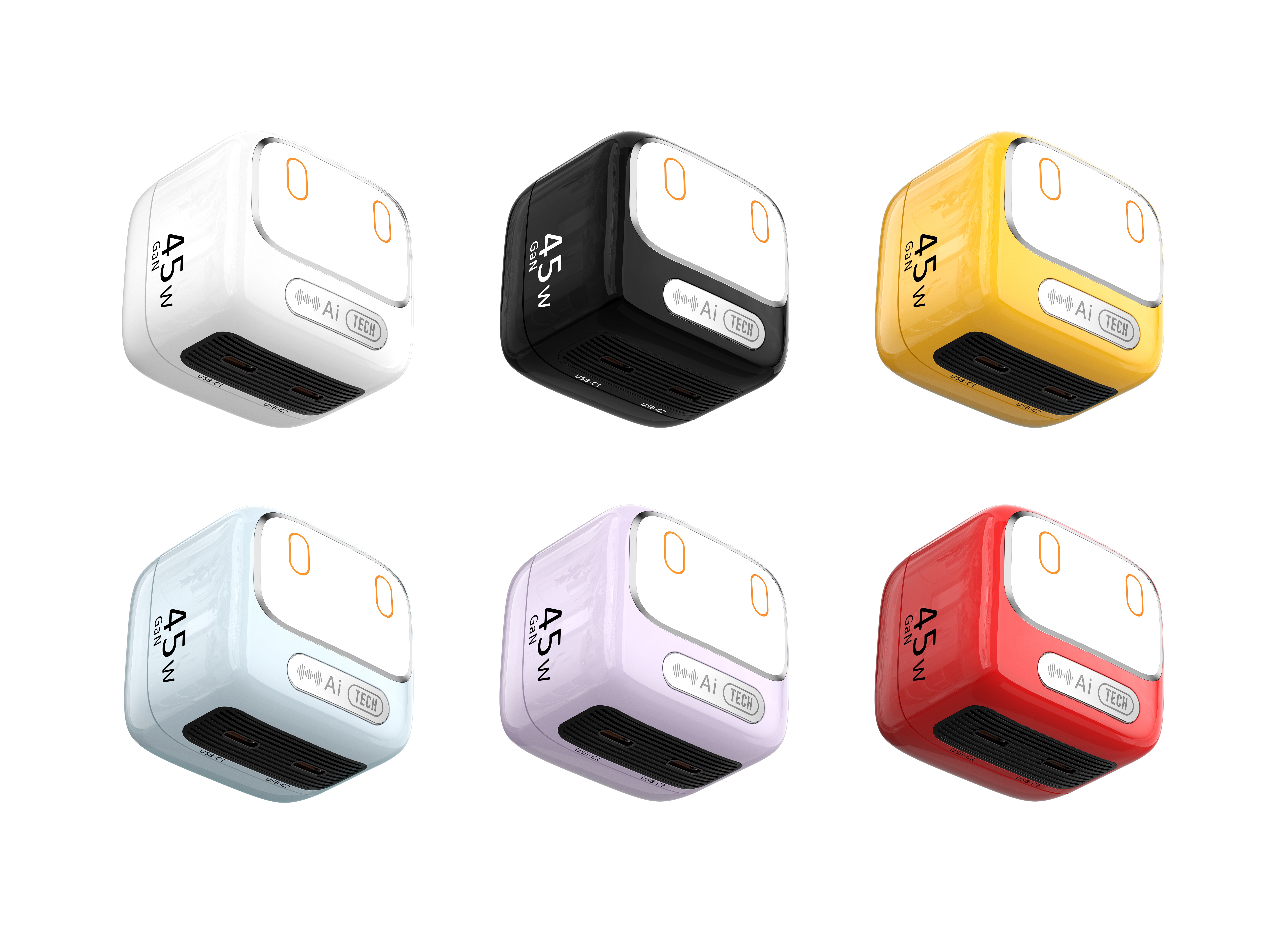 ai voice control + touch 45W night light charger, European, American and British standards (replaceable pins) Certification Certificates: CE, FCC, RO Item Picture