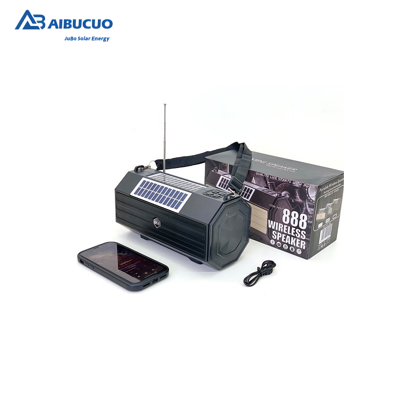 AIBUCUO Giant Ship Solar Audio System, African innovative radio with lighting, outdoor flashlight light audio system details Picture