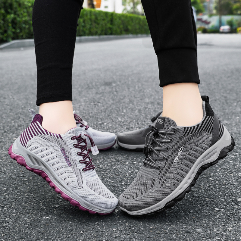 Shoes for women, middle-aged and elderly people, walking shoes, private domain gift shoes, non-cramped and non-tiring feet, senior shoes, men's and women's same style casual shoes Specification drawing
