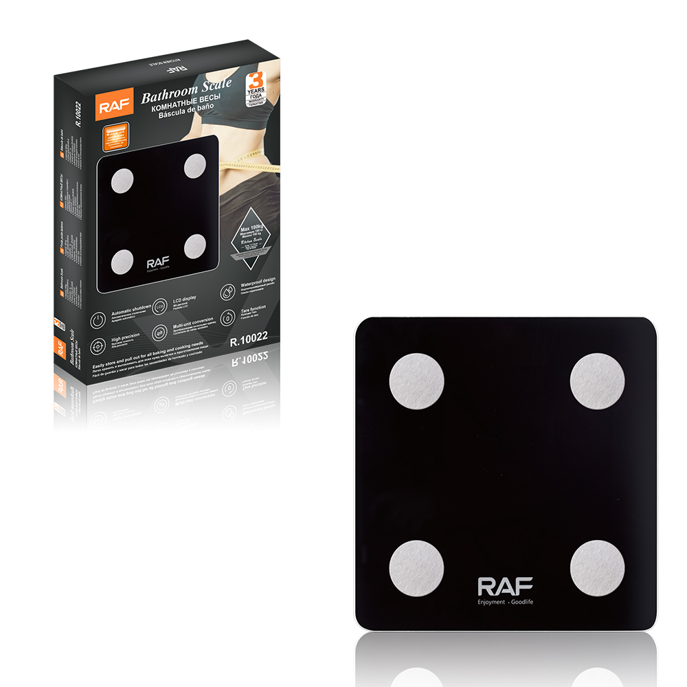 RAF Cross-border weighing scale, electronic scale, household precise and high-precision human body, family weighing scale, glass weight details Picture
