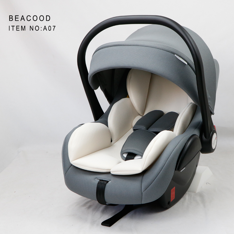 婴儿安全座椅车用便携式手提篮儿童宝宝车载新生儿提篮带插口底座产品图