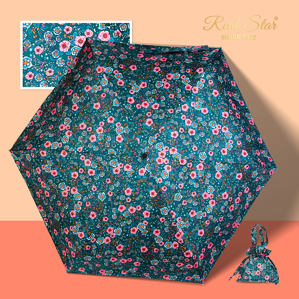 Xingbao Umbrella 50% Off Mini Small Floral Pattern Storage Bag Umbrella In Stock Wholesale Item Picture
