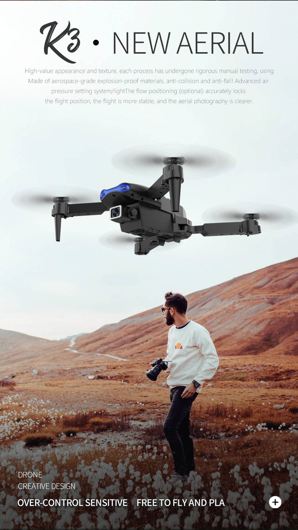 Cross-border AliExpress best-selling brushless GPS return high-definition 8 aerial obstacle avoidance drone remote control aircraft for foreign trade pic 2