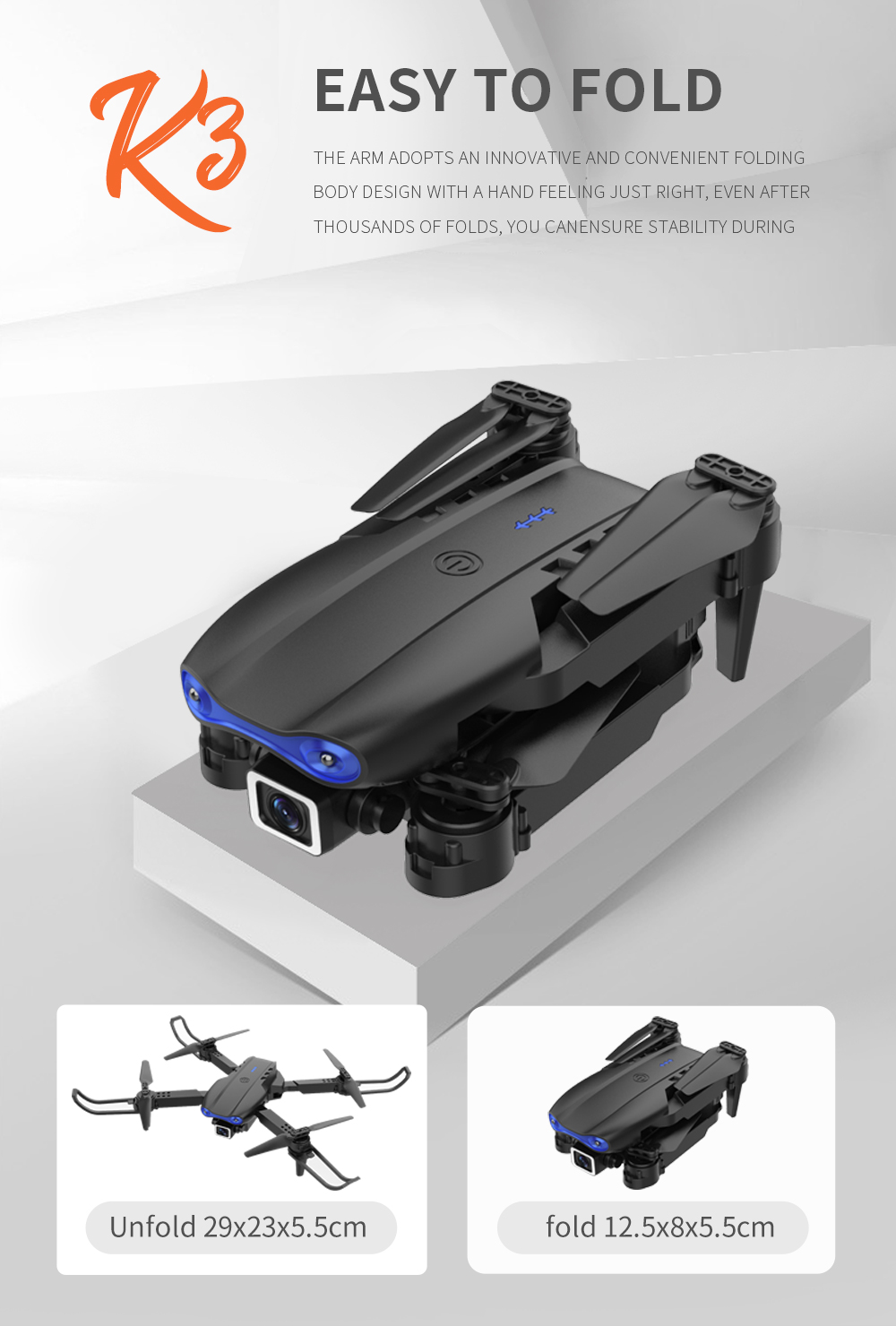 Cross-border AliExpress best-selling brushless GPS return high-definition 8 aerial obstacle avoidance drone remote control aircraft for foreign trade pic 4