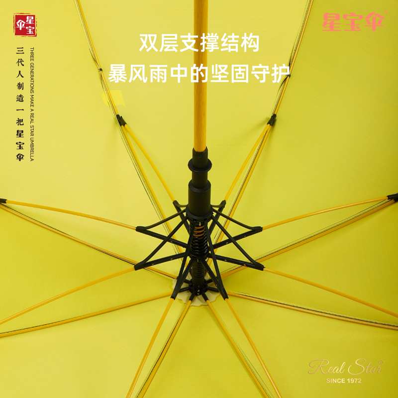 Xingbao umbrella waterproof case, straight pole umbrella, black rubber sun protection umbrella, wholesale in stock Item Picture