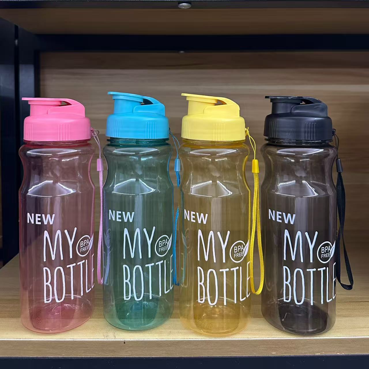 H164-M-001 plastic cup, transparent portable pet water cup, juice and beverage cup