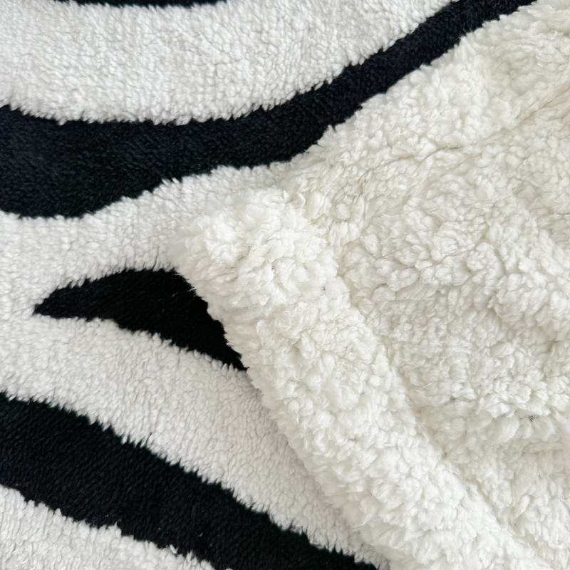 2025 New double-layer yarn-dyed cationic leopard print jacquard Taffy and lambskin cross-border double-layer blanket cover blanket Application Scenario