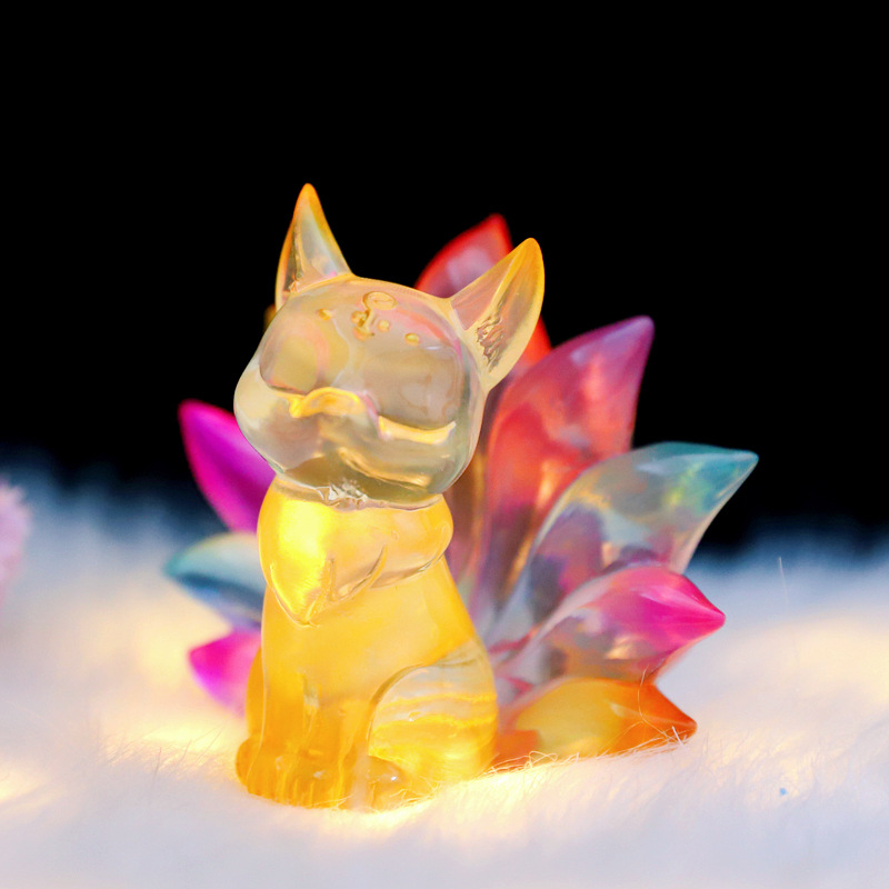 萌粒/模具/财神/小猫摆件/树脂香炉细节图