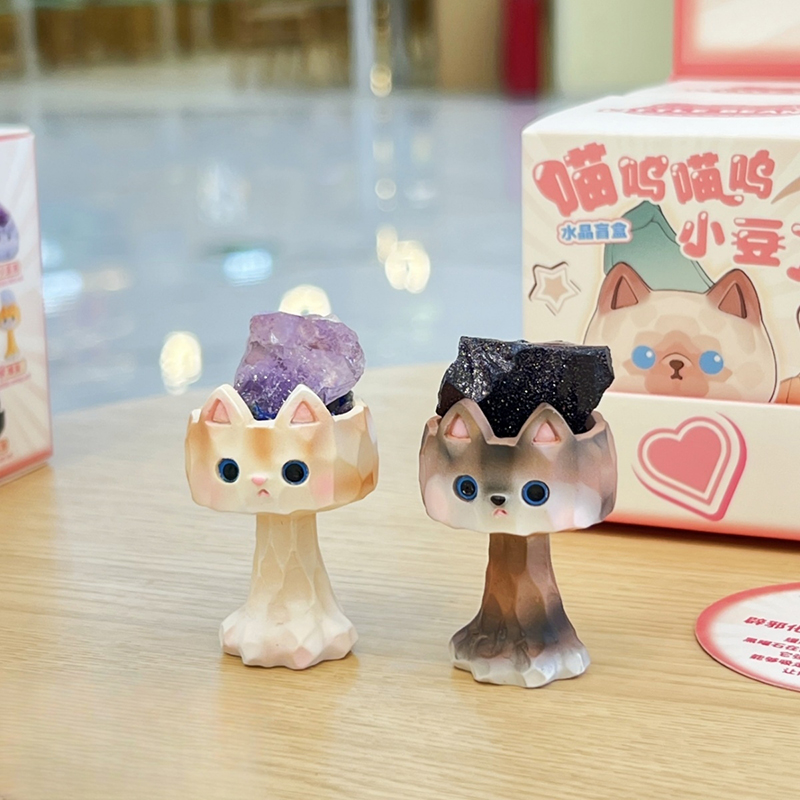 萌粒/模具/财神/小猫摆件/树脂香炉细节图