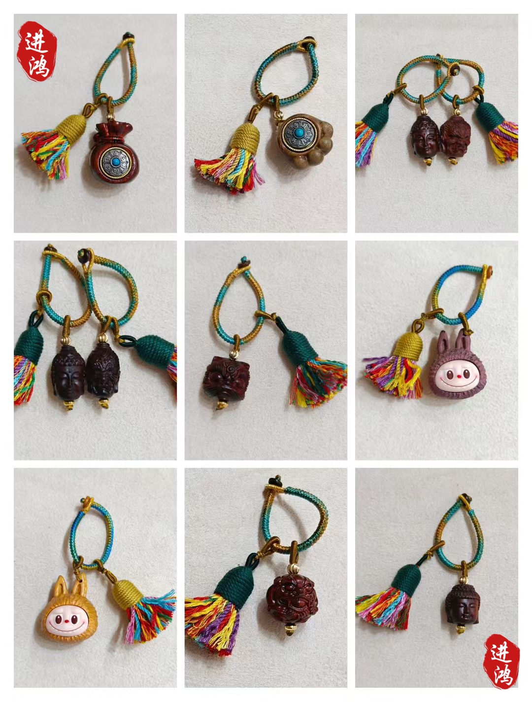 彩须钥匙扣，新品推荐，热门畅销，款式新颖，产品多样，钥匙车钥匙扣毛绒钥匙扣