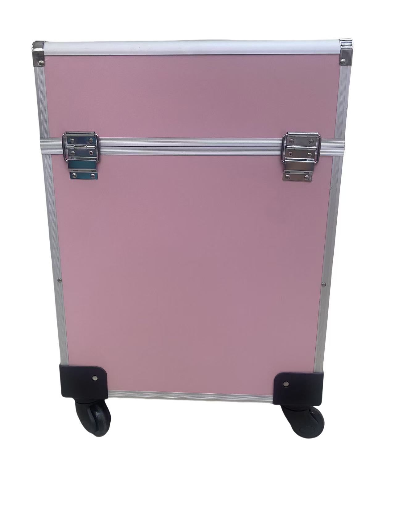 Aluminum alloy cosmetic trolley case pic 9