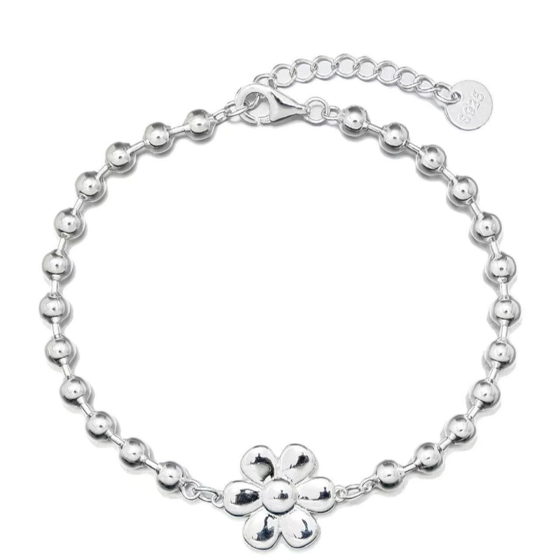 手链/水晶手链/饰品/红绳/五花手链白底实物图