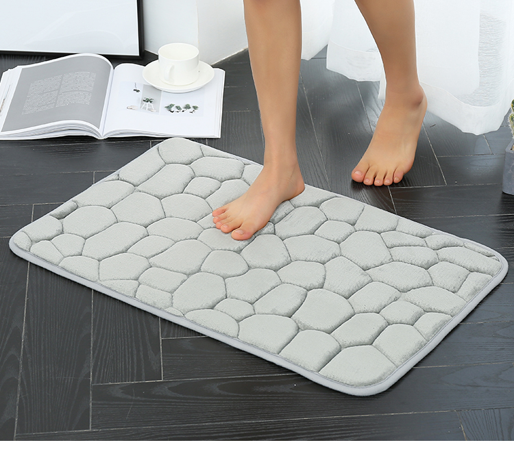 45x70cm深石纹地垫厂家直销新款地毯用品爆款地毯详情5