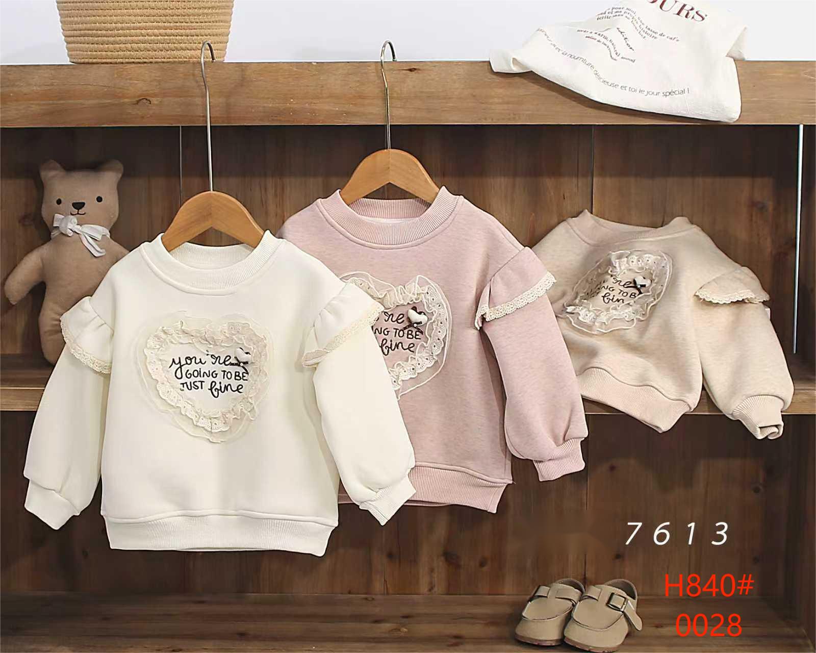 Children's Autumn and Winter Collection 2025 New Cartoon round-neck hoodie, versatile for boys and girls, long-sleeved round-neck pullover top 1 Application Scenario