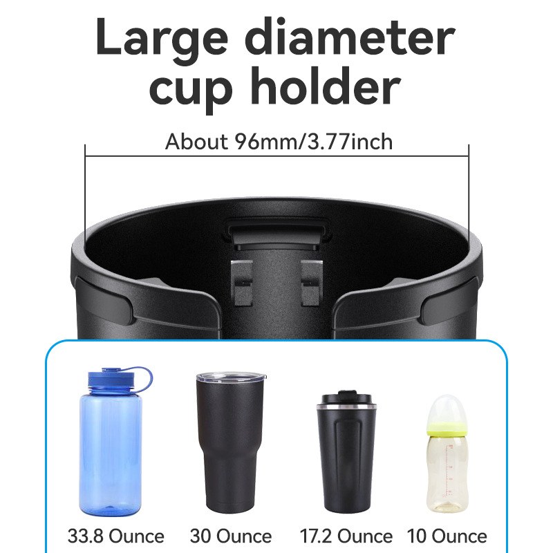 舜威杯架车载手机支架二合一车用多功能饮料架汽车大号杯架扩展器产品图