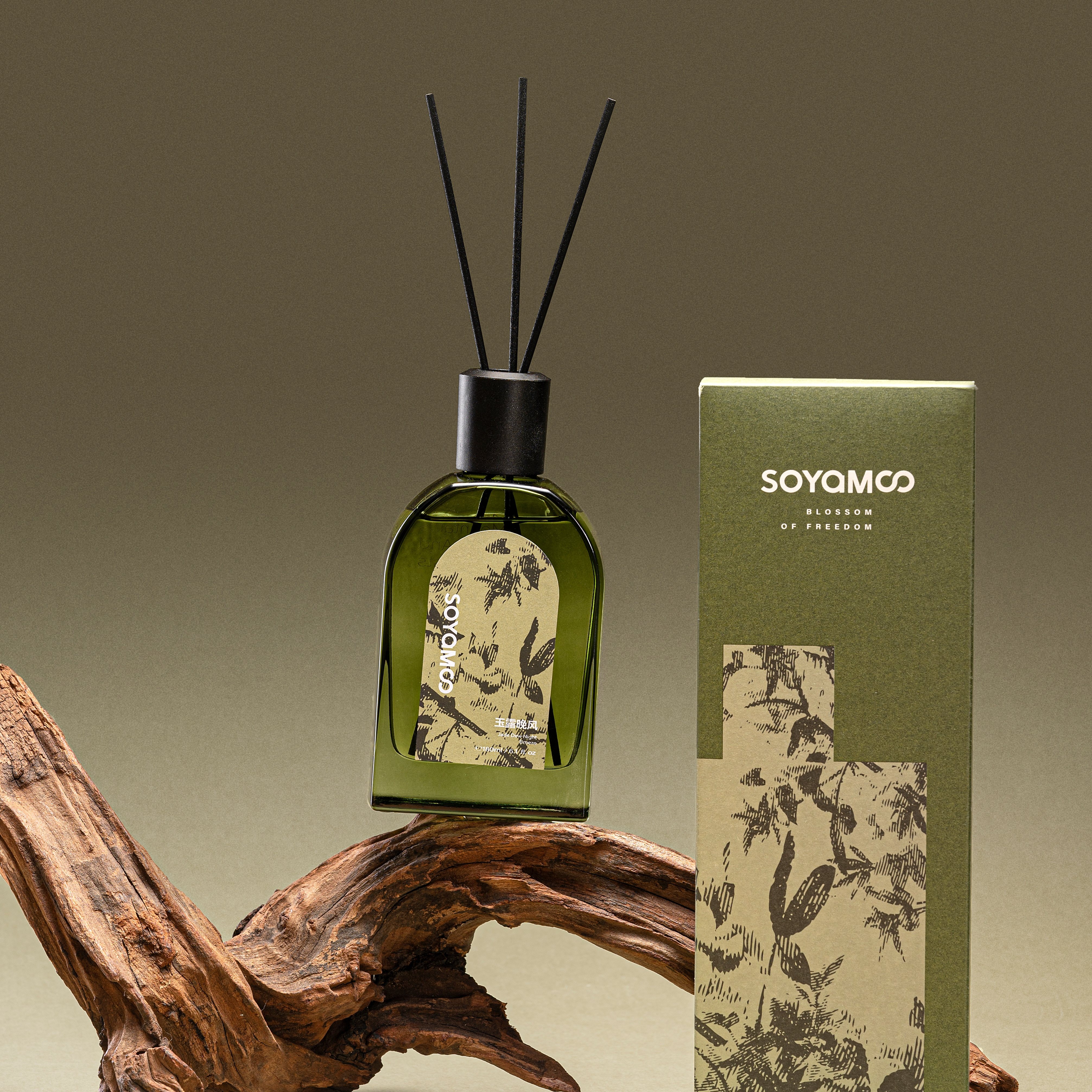 SOYAMOO Mountain Forest Flowing Fragrance Bottle Without Fire Incense Application Scenario
