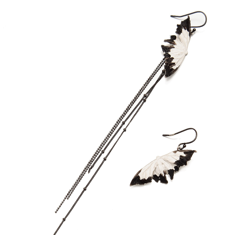 S925 sterling silver geometric square earrings, simple and cold style, irregular stud rings, Korean style, simple and trendy earrings, Shibuya Item Picture