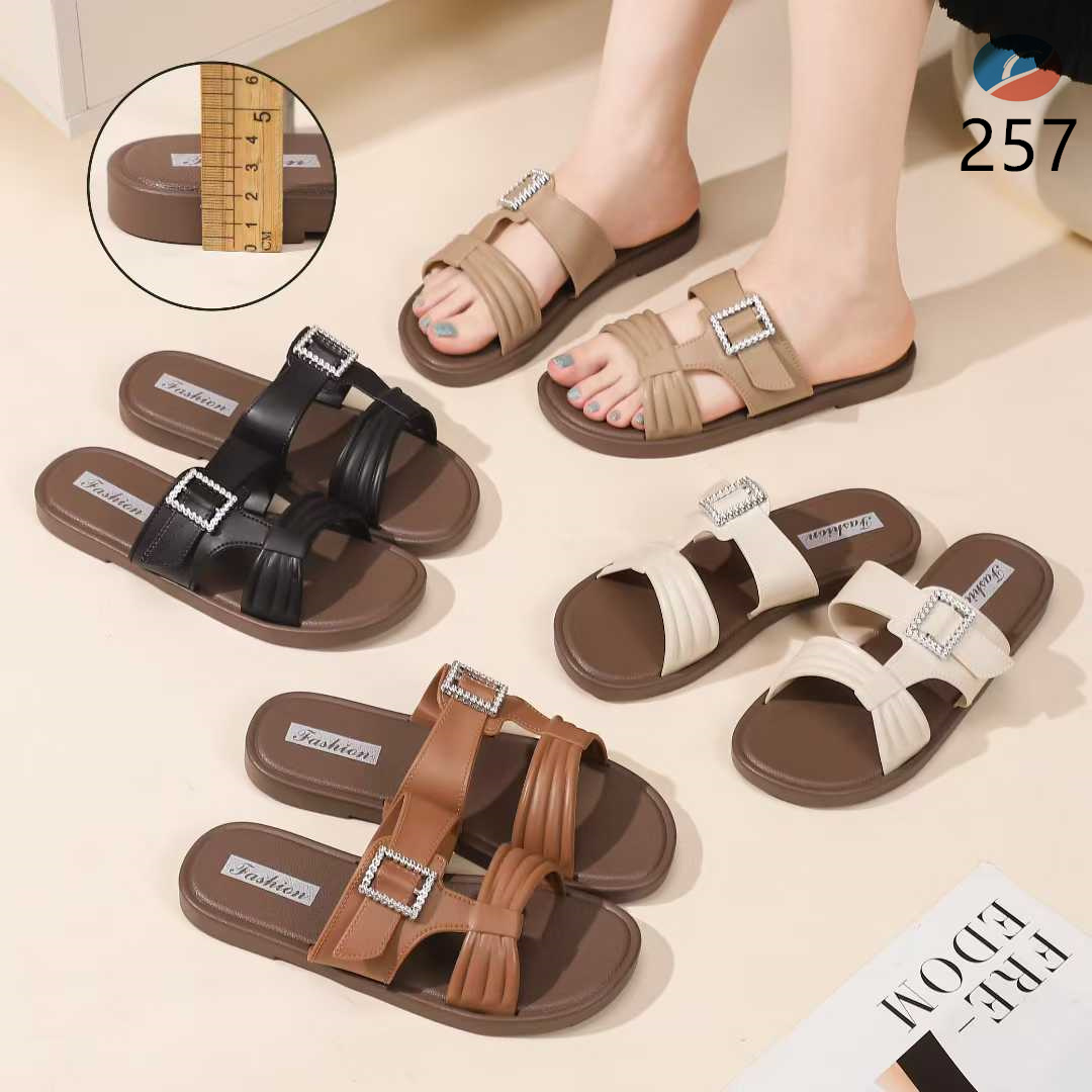 小香风一字拖鞋2025夏季新款韩版法式沙滩软底凉拖鞋