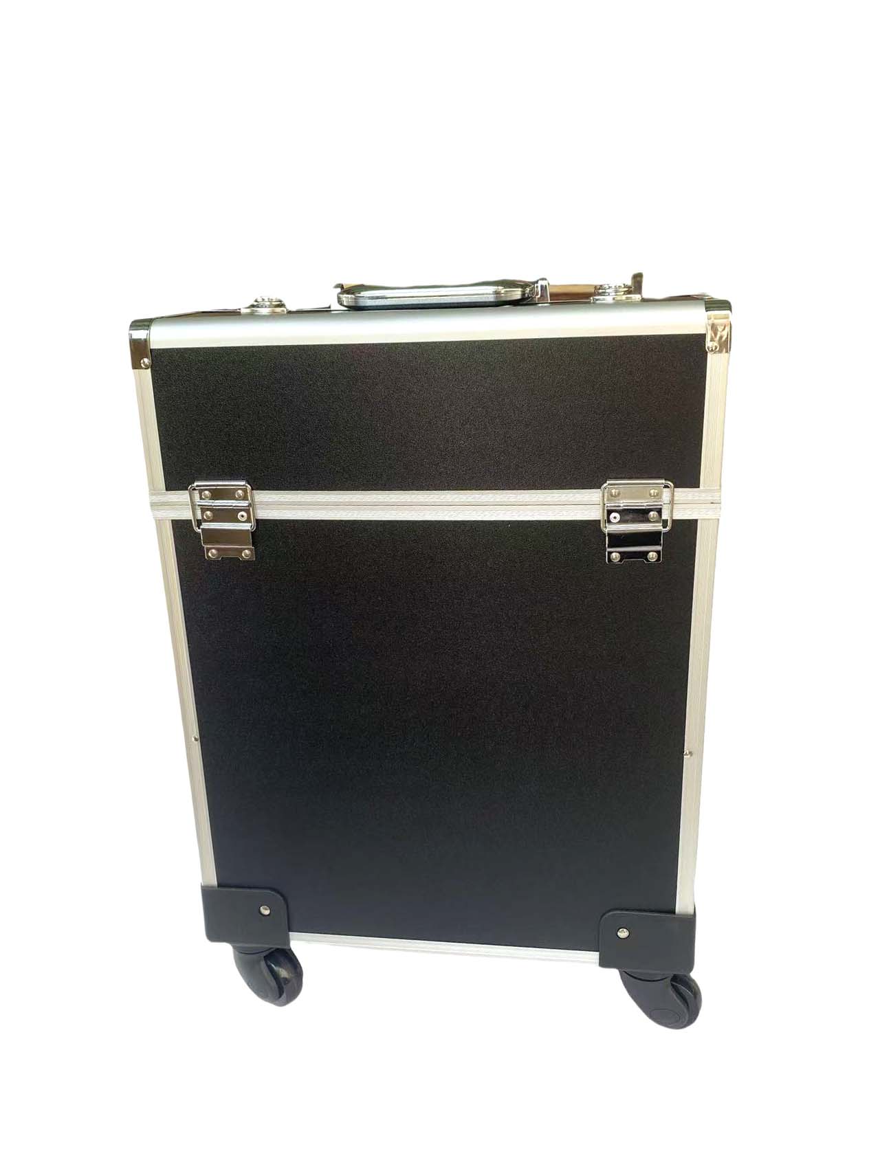 Aluminum alloy cosmetic trolley case pic 7