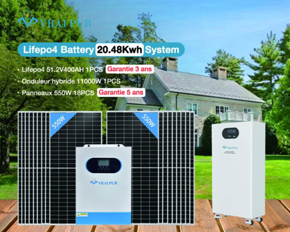 AIBUCUO Lifepo4 battery 20.48Kwh system Lifepo4 400AH One-Duleur solar system
