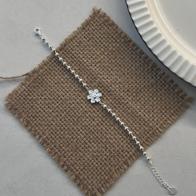 手链/水晶手链/饰品/红绳/五花手链细节图