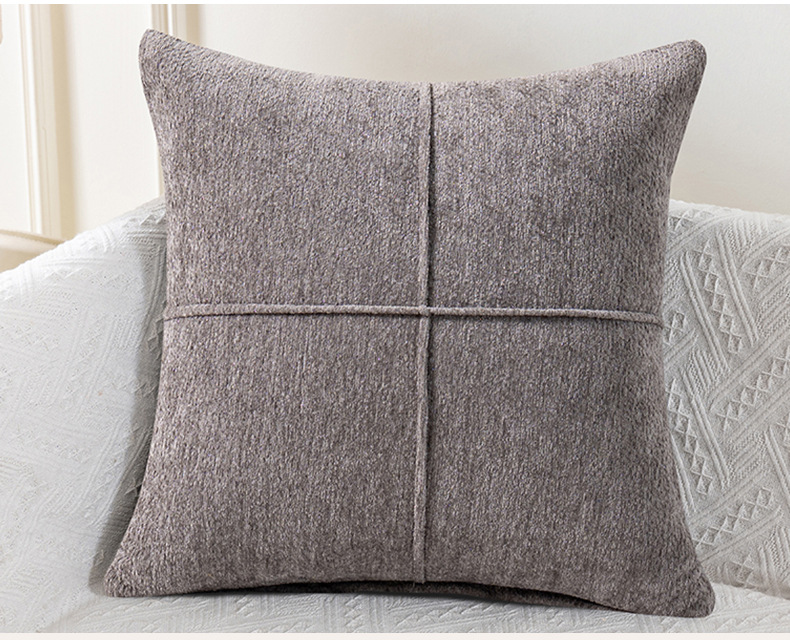 北欧简约ins风客厅沙发抱枕 雪尼尔复古提花刺绣抱枕装饰枕头亚马逊热卖921详情5