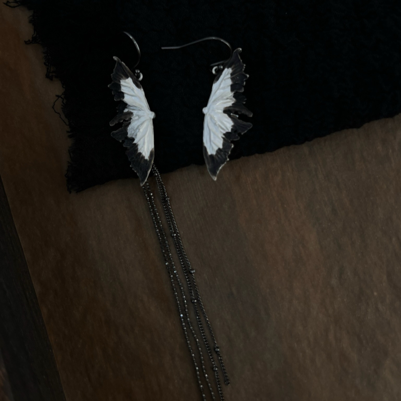 S925 sterling silver geometric square earrings, simple and cold style, irregular stud rings, Korean style, simple and trendy earrings, Shibuya