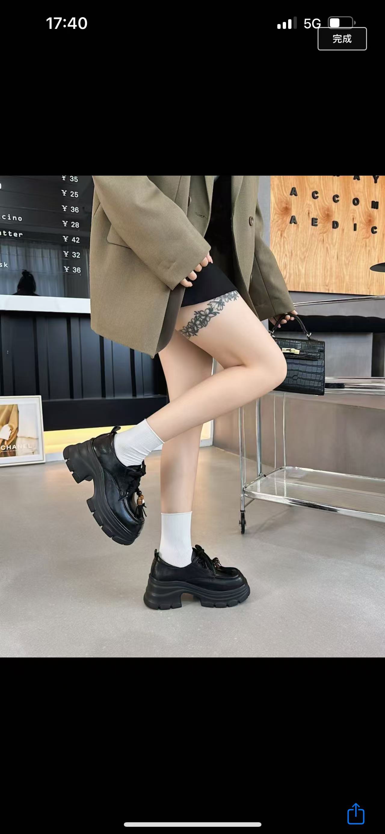 2025年秋季新款女士单鞋增高皮鞋时装女鞋批发