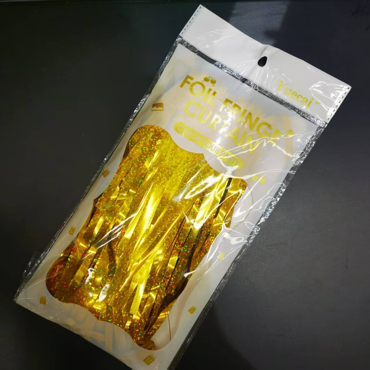 糖果炫彩镭射金光雨丝帘户外活动天幕流苏宝宝生日派对背景装饰批发亮光雨丝帘生日派对装饰用品拍照道具婚庆舞台场地布置背景墙