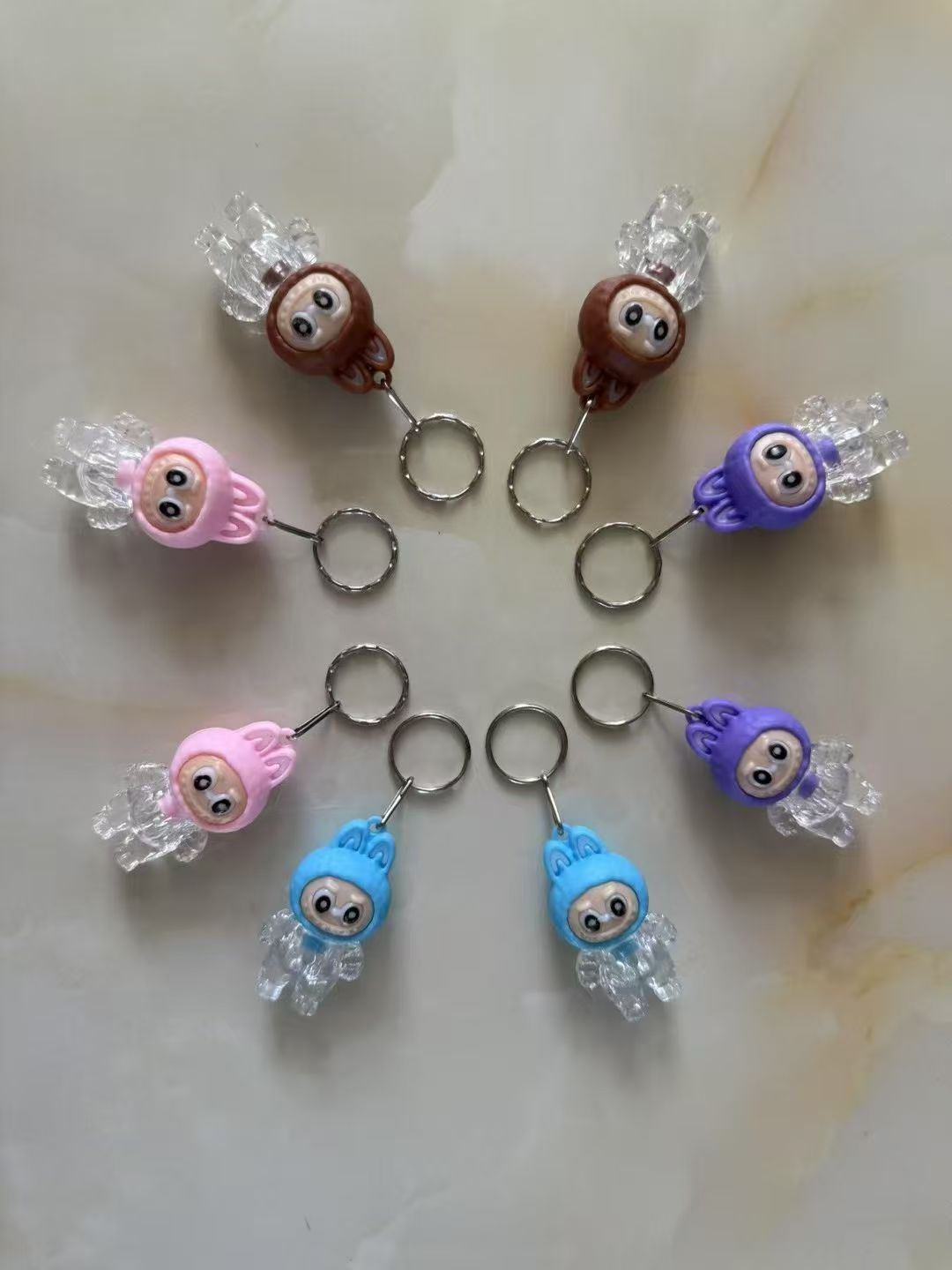 Keychain light, flashing cartoon keychain light, keychain light, flashing cartoon pendant, lightweight and portable, essential for students and offices, available in multiple colors, factory wholesale pic 7