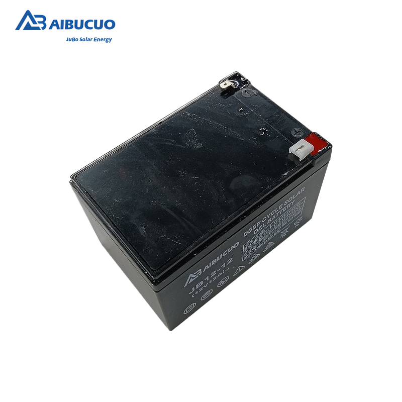 AIBUCUO Jubo 12V12AH Solar Deep Cycle Solar Gel Battery 12v AIBUCUO details Picture