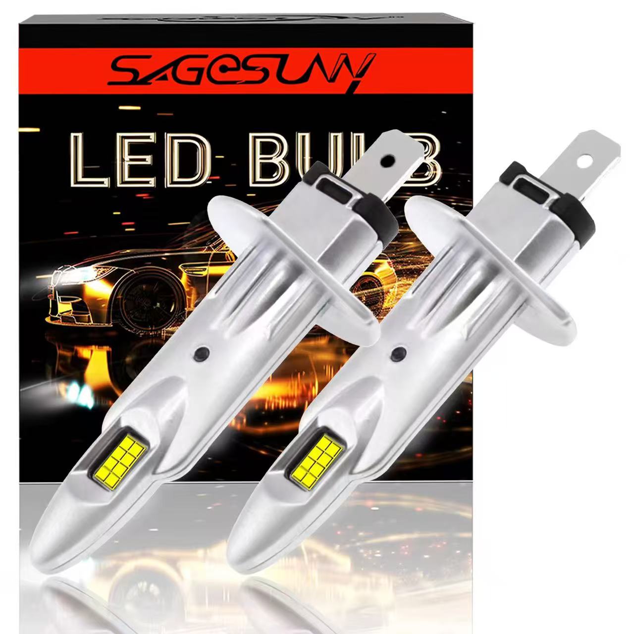 The A52 direct-insertion type car LED light bulbs, H4 and H7 bullet-type high-brightness lamps with non-destructive installation are selling well in Russia Application Scenario