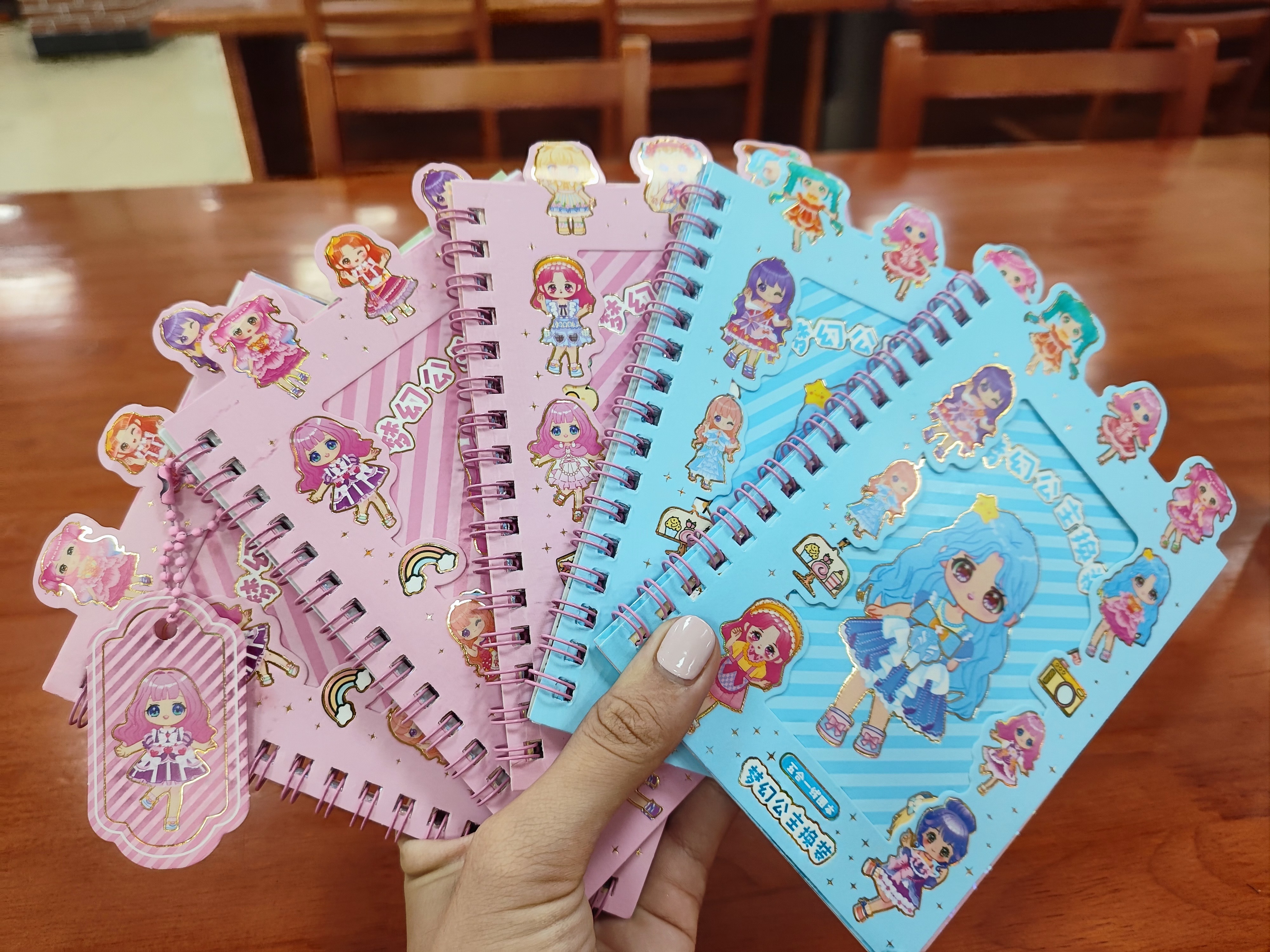 Dreamy Princess dress-up stickers Book Hongxing Stickers Girls' concentration Training Cartoon dress-up Stickers Toys Birthday Gifts Children's Educational Stickers diy Princess Dress-up Stickers details Picture