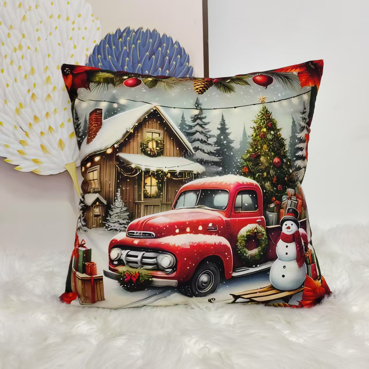 The limited edition Christmas throw pillows from Youpin are fun and cute, and all children love them