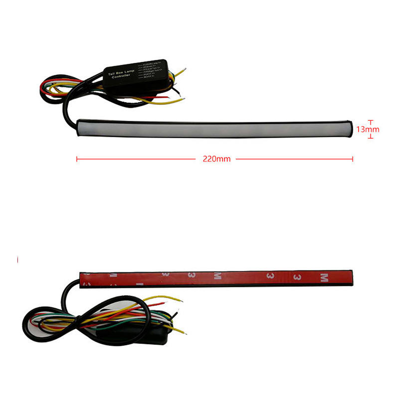 摩托车刹车灯条 汽车幻彩爆闪转向灯跑马装饰防水游侠灯带批发