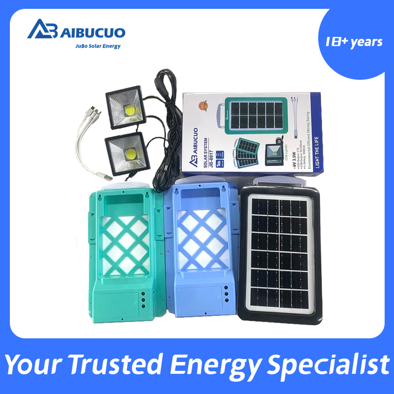 AIBUCUO JB8017 Suspended multi-functional bulb Energy-saving solar lamp Charging Lantern with portable hook AIBUCUO
