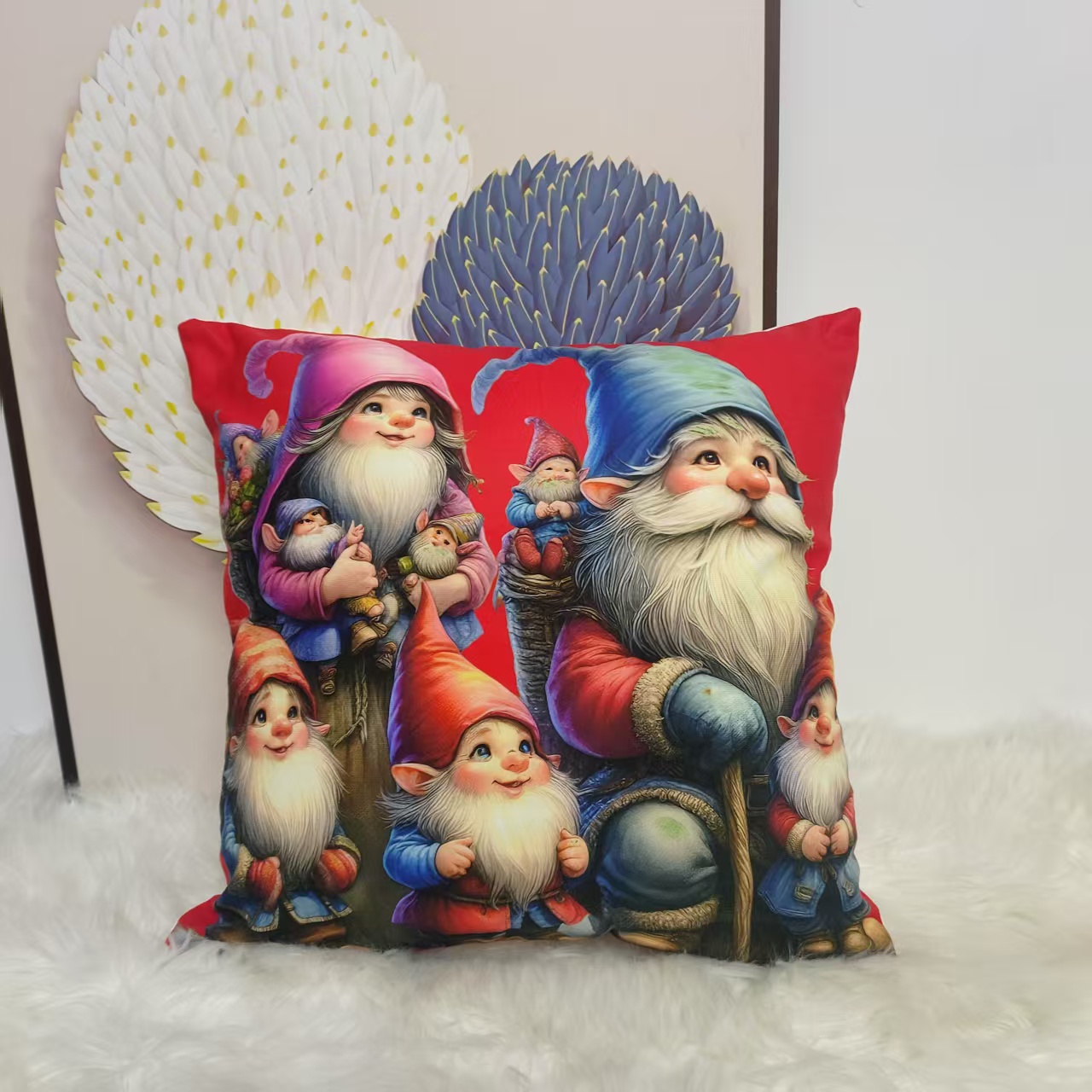The high-quality Christmas throw pillows are fun and cute, and all children love them