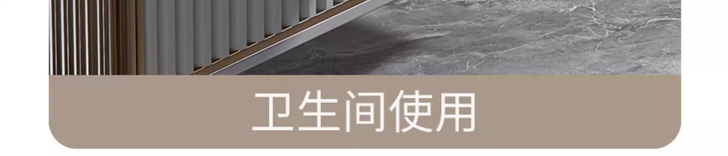 N22-4802翻盖挂壁垃圾桶厨房浴室卫生间夹缝挂壁收纳压圈垃圾桶详情图11