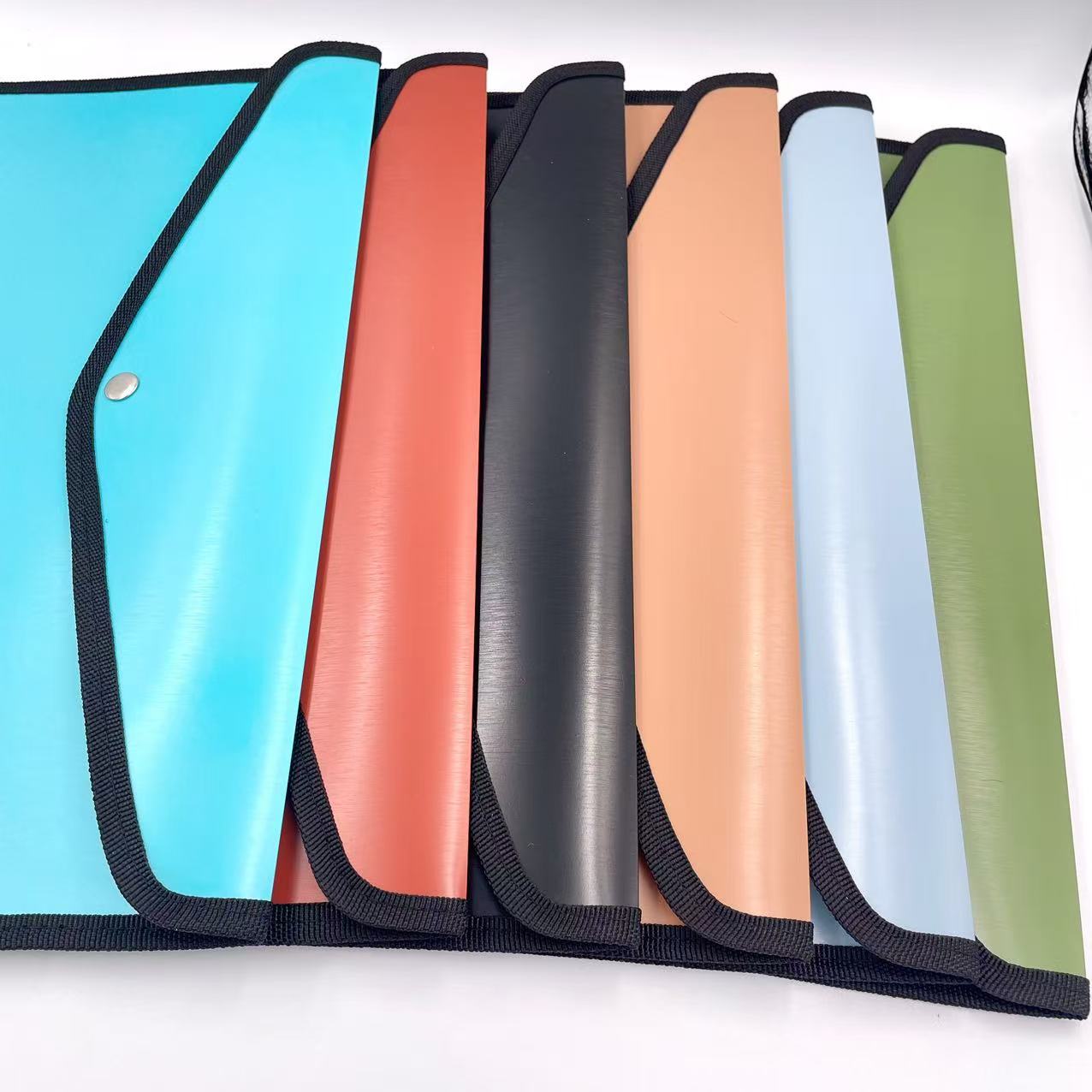 FC brushed file bag, office materials bag, business card and receipt storage bag, student test paper bag, button bag Item Picture