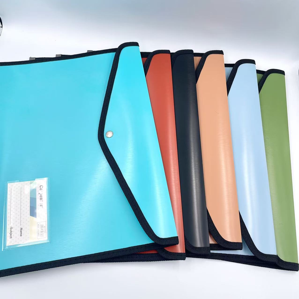 FC brushed file bag, office materials bag, business card and receipt storage bag, student test paper bag, button bag