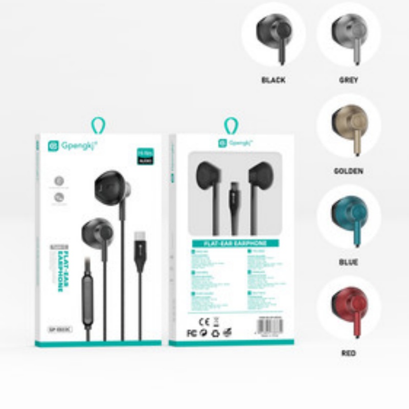 苹果有线耳机typec接口，入耳式高音质金属耳机