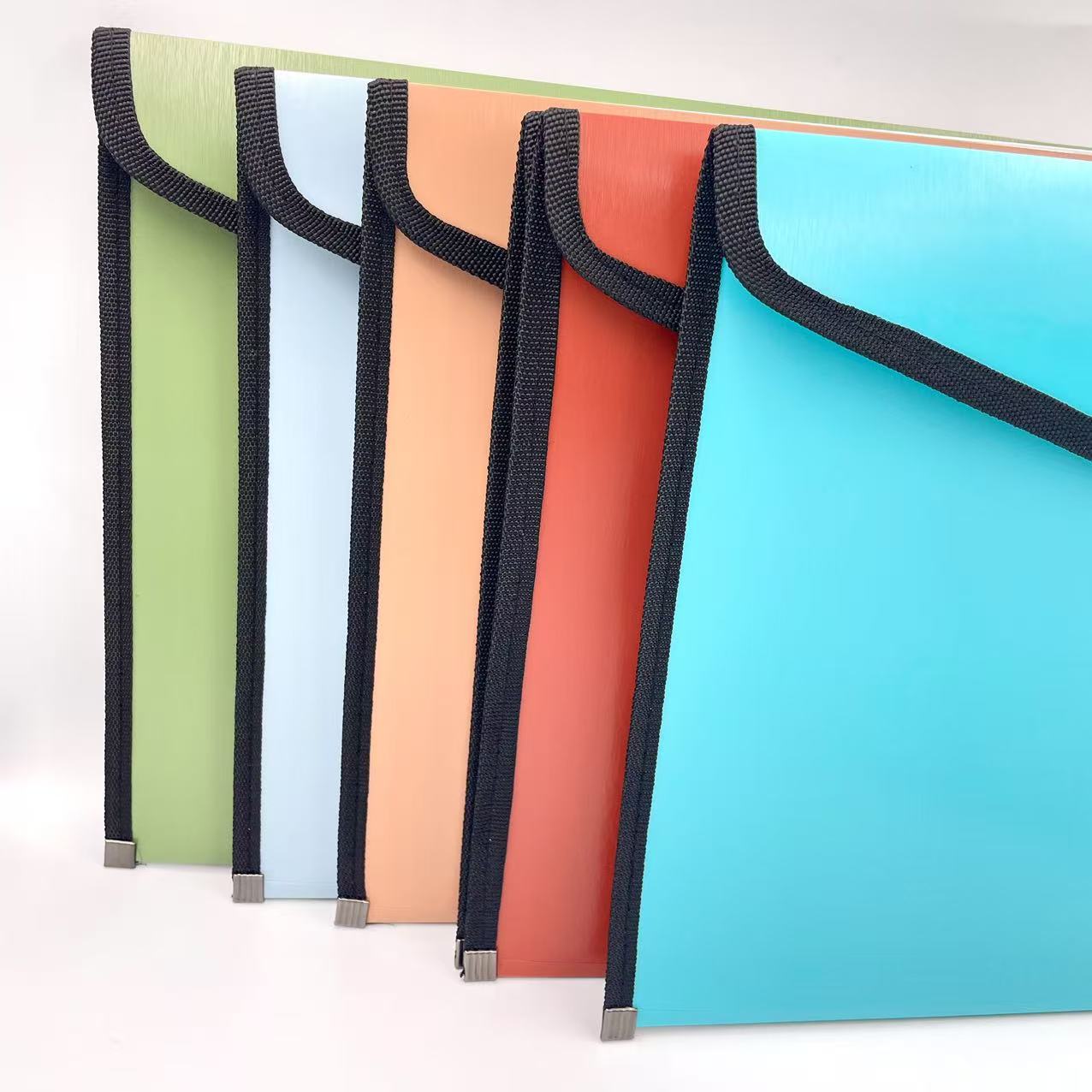 FC brushed file bag, office materials bag, business card and receipt storage bag, student test paper bag, button bag Application Scenario