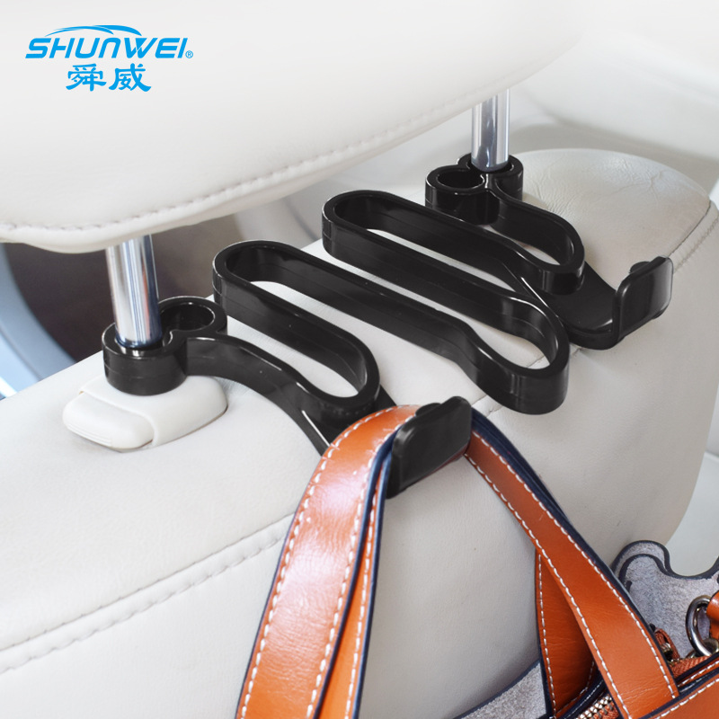 Ganchos de coche sunway barras de reposacabezas traseras bolsas colgantes para vehículos bolsas de desván bolsas para transportar bolsas ganchos de asiento para vehículos Application Scenario