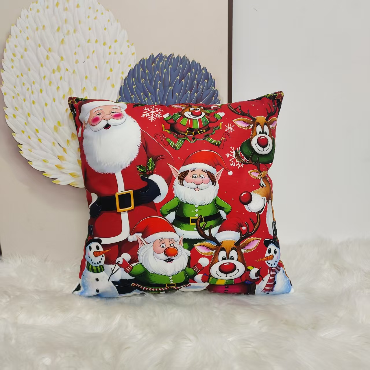 The high-quality Christmas throw pillows are fun and cute, and all children love them Application Scenario
