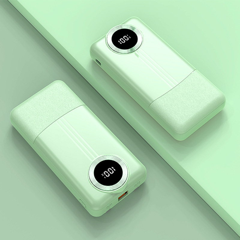 22.5W built-in cable fast power bank, 20,000 mah large-capacity gift mobile power bank Application Scenario