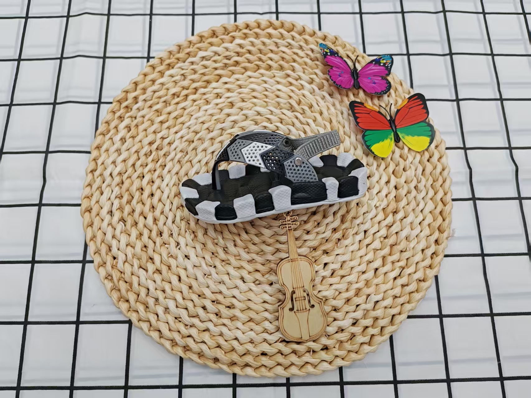 New Summer 2025 anti-slip children's flip-flops for outerwear Specification drawing