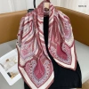 The new silk scarf is a versatile and fashionable printed long shawl for women, a trendy accessory for spring, summer, autumn and winter Item Picture
