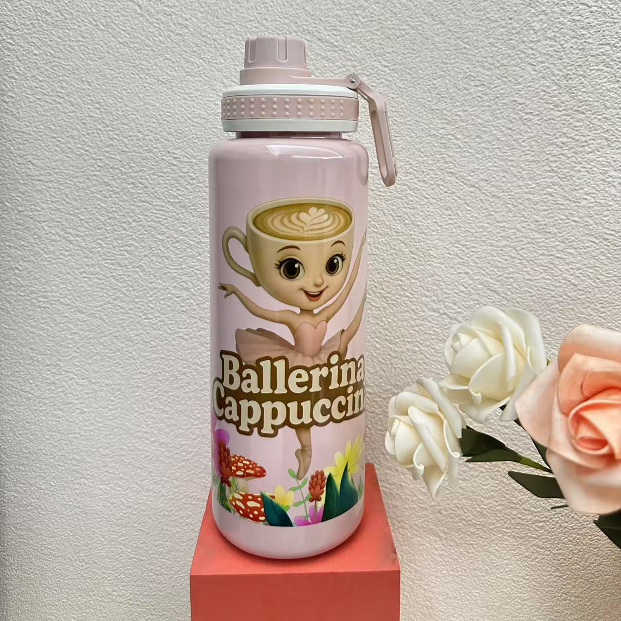 H164-HY-047 Shan Hai Jing Water Cup, large-capacity water cup, high-temperature resistant children's cup, portable cartoon sports water cup detail image 5